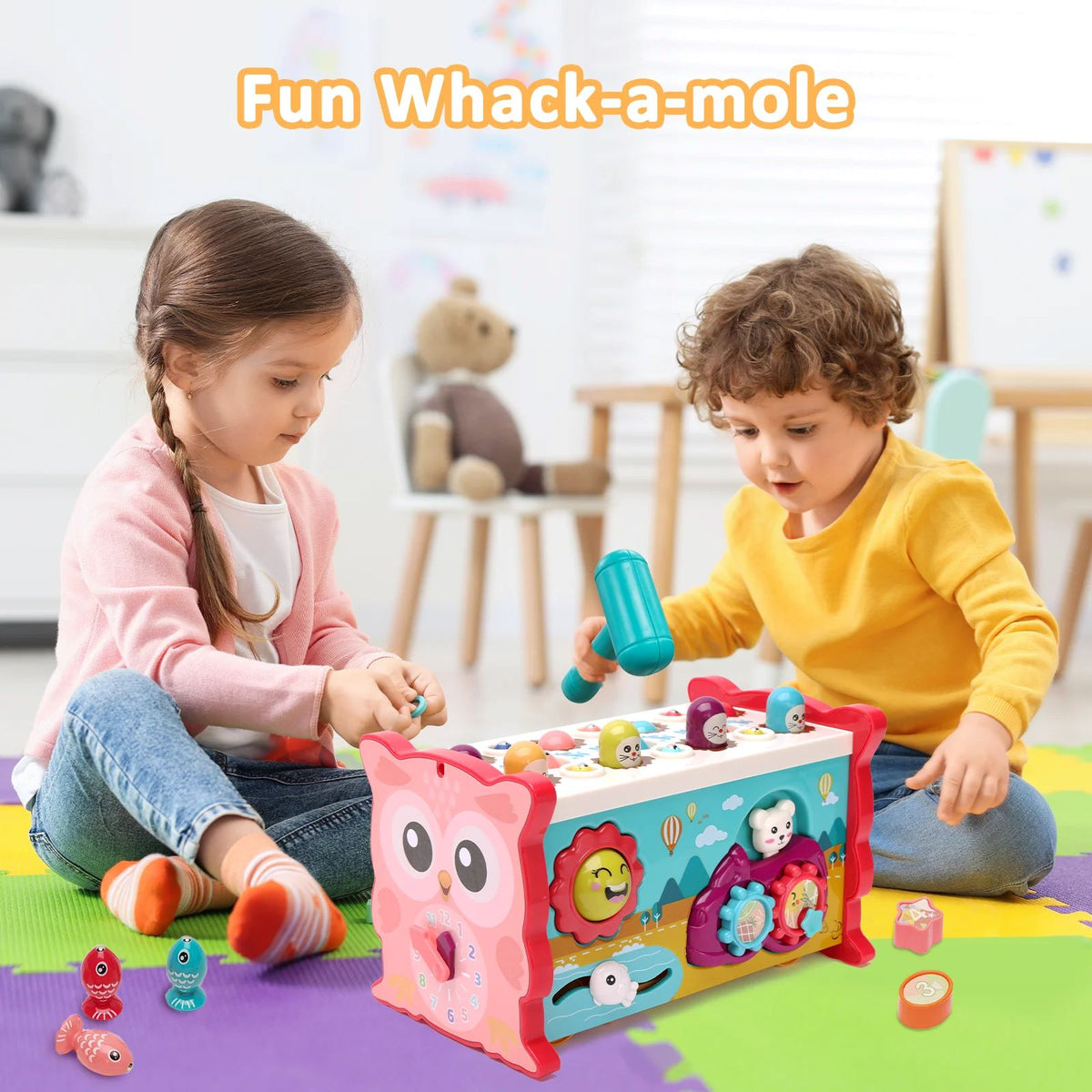 ORFELD Learning Toys 8 in 1 Baby Busy Toys Toddler Educational Gifts for Kids 1- 3Y Boys & Girls