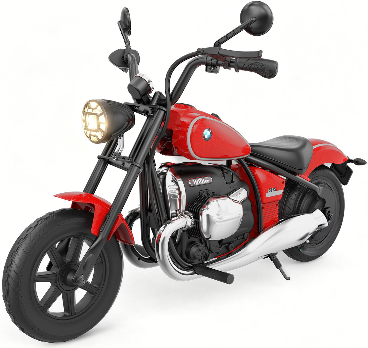 SaveJoy BMW Licensed 24V 9Ah Kids Ride On Motorcycle, Powered Off-Road Electric Dirt Bike with Removable Training Wheels and Suspension for Boys Girls Ages 3-8