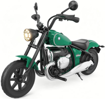 SaveJoy BMW Licensed 24V 9Ah Kids Ride On Motorcycle, Powered Off-Road Electric Dirt Bike with Removable Training Wheels and Suspension for Boys Girls Ages 3-8