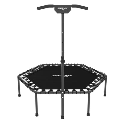 SaveJoy 40'' Rebounder Trampoline for Adults, Mini Trampoline for Adults Kids, Exercise Workout Fitness Trampolines