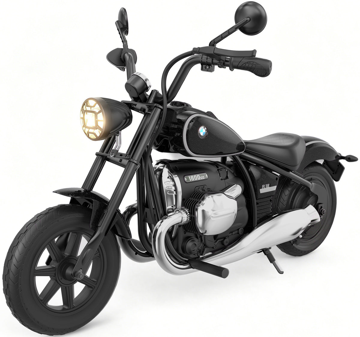 SaveJoy BMW Licensed 24V 9Ah Kids Ride On Motorcycle, Powered Off-Road Electric Dirt Bike with Removable Training Wheels and Suspension for Boys Girls Ages 3-8