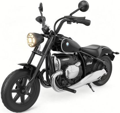SaveJoy BMW Licensed 24V 9Ah Kids Ride On Motorcycle, Powered Off-Road Electric Dirt Bike with Removable Training Wheels and Suspension for Boys Girls Ages 3-8