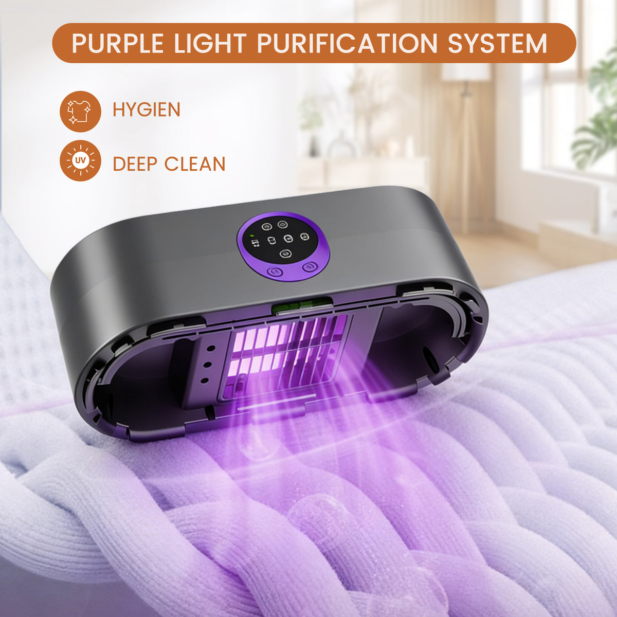 ORFELD Portable Clothes Dryer, Small Dryer with Remote Control, Compact Foldable Travel Clothes Dryer with Dry Bag for Travel&Home