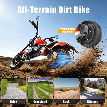 SaveJoy BMW Licensed 24V 9Ah Kids Ride On Motorcycle, Powered Off-Road Electric Dirt Bike with Removable Training Wheels and Suspension for Boys Girls Ages 3-8