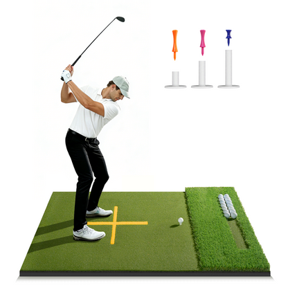 ORFELD Golf Mat, 5.2x4ft Putting Green Practice Hitting Mat for Indoor Outdoor, Artificial Turf Mat Gifts for Men & Golfers