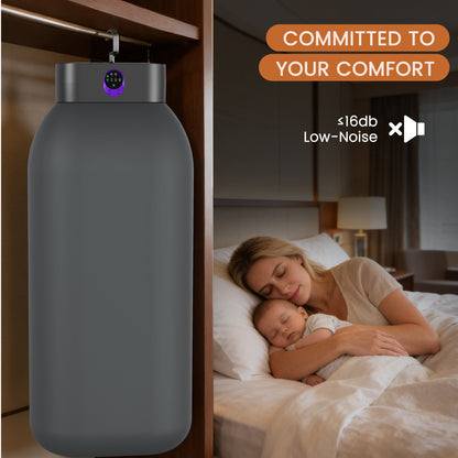 ORFELD Portable Clothes Dryer, Small Dryer with Remote Control, Compact Foldable Travel Clothes Dryer with Dry Bag for Travel&Home