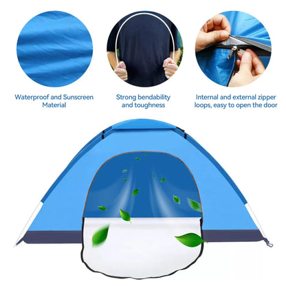 ORFELD Tents for Camping, Small Camping Tent Portable Instant Pop up Camping Tent for Outdoor Family All Season