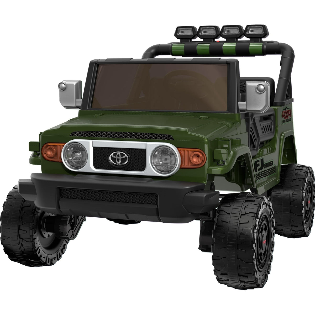 SaveJoy 24V 2 Seater Ride on Toys for Toddlers, TOYOTA FJ Electricos Cars for Kids with Remote Control