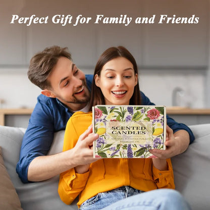 ORFELD Scented Candles Set, 4 Pack 32oz Soy Candles for Home Scented, Gifts for Women Men