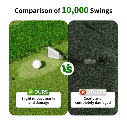 ORFELD Golf Mat, 5.2x4ft Putting Green Practice Hitting Mat for Indoor Outdoor, Artificial Turf Mat Gifts for Men & Golfers