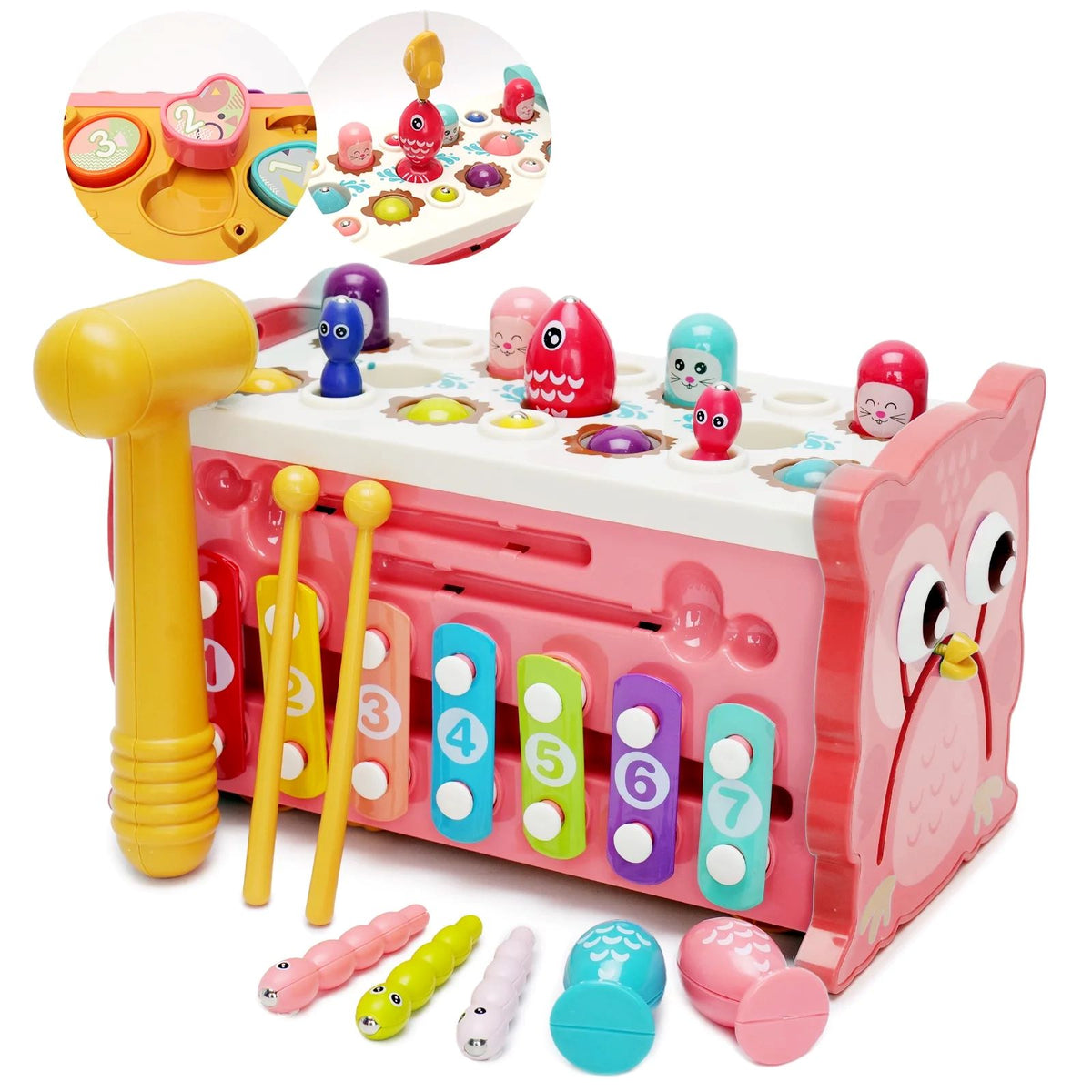 ORFELD Learning Toys 8 in 1 Baby Busy Toys Toddler Educational Gifts for Kids 1- 3Y Boys & Girls
