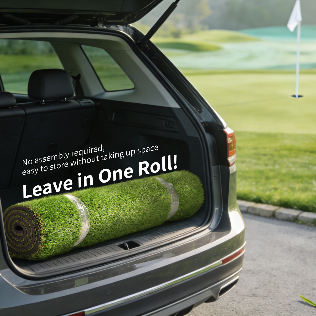 ORFELD Golf Mat, 5.2x4ft Putting Green Practice Hitting Mat for Indoor Outdoor, Artificial Turf Mat Gifts for Men & Golfers