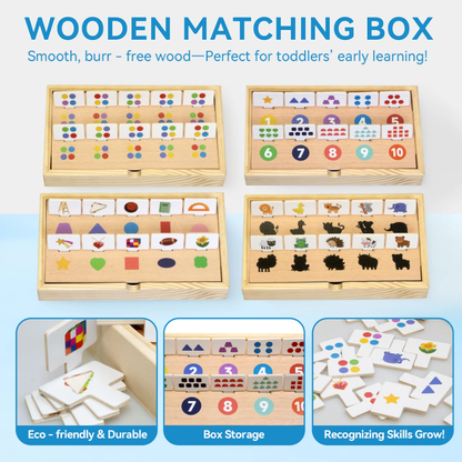 SaveJoy Montessori Wooden Shape Sorter for Toddlers, Cognitive & Fine Motor Skills STEM Toy, Perfect Birthday Gift for Kids