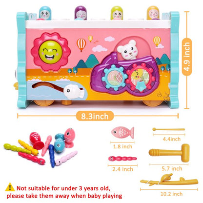ORFELD Montessori Learning Toys 8 in 1 Baby Sensory Toys Toddler Educational Gifts for Kids 1- 3Y Boys & Girls