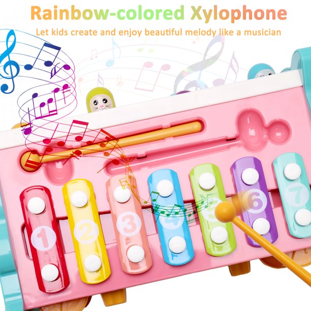 ORFELD Montessori Learning Toys 8 in 1 Baby Sensory Toys Toddler Educational Gifts for Kids 1- 3Y Boys & Girls