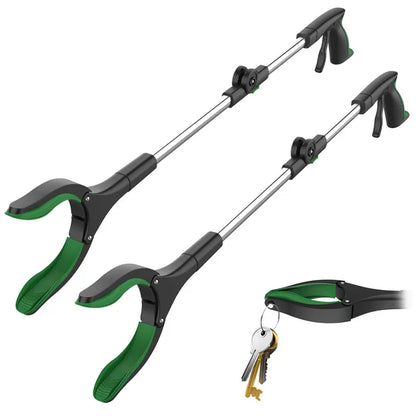 ORFELD Grabber Reaching Tool, 2 Pack 32" Foldable Trash Pickup Reacher for The Disabled