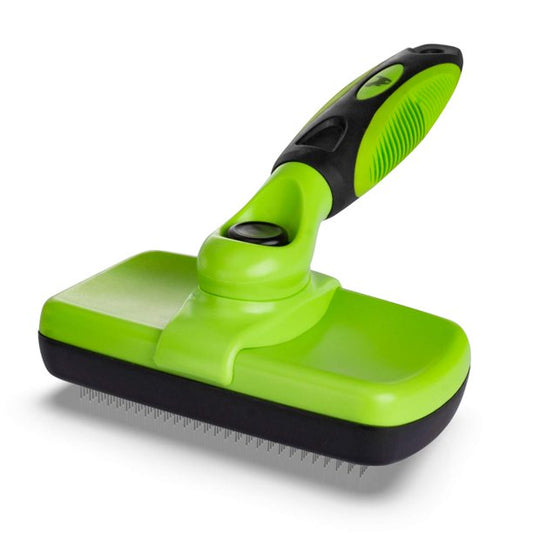ORFELD Self Cleaning Slicker Brush, Shedding and Grooming Tool for Pets, for Large Medium Small Sensitive Long or Short Hair Dogs, Cats