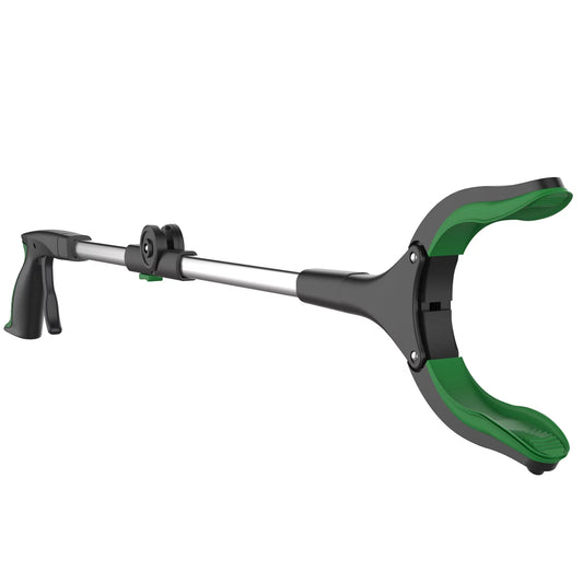 ORFELD 32" Extended Foldable Reacher Grabber, Easy to Use Trash Pick up Tool Reaching Aid, Garden Nabber Reacher Picker