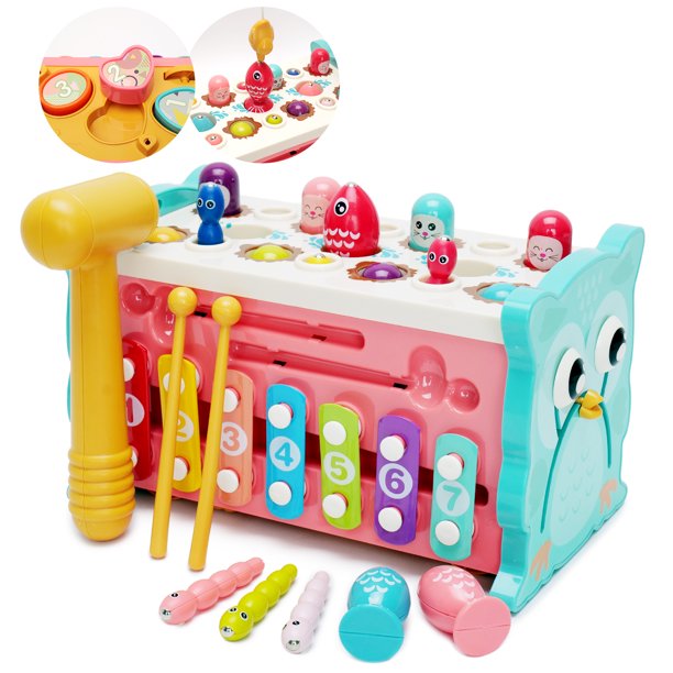 ORFELD Montessori Learning Toys 8 in 1 Baby Sensory Toys Toddler Educational Gifts for Kids 1- 3Y Boys & Girls
